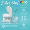 Bakell - Teal Tinker Dust Edible Glitter (5g, 1x Jar) for Food, Desserts, and Beverages!